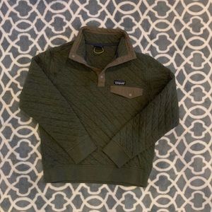 Patagonia quilted quarter neck pullover